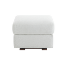 The Gliding Ottoman | Boucle White