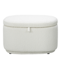 The Storage Ottoman | Boucle White