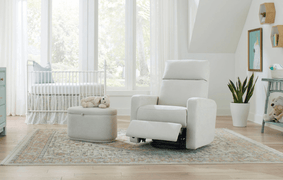 white nursery chair 