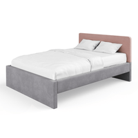 The Brooklyn Bed - Full - Blush / Gray