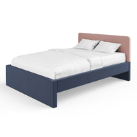 The Brooklyn Bed - Full - Blush / Navy