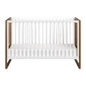 The Newport Crib | Walnut/White