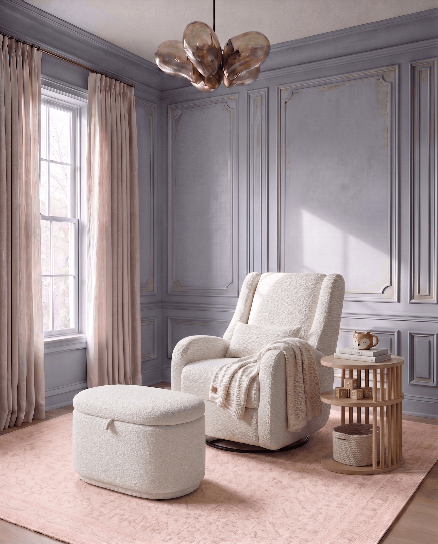 The Charleston Plus + Storage Ottoman + Lumbar Pillow