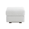 The Gliding Ottoman | Boucle White