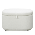 The Storage Ottoman | Boucle White