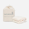 Naturepedic Organic Waterproof Kids Mattress Protector Pad - Full | Naturepedic