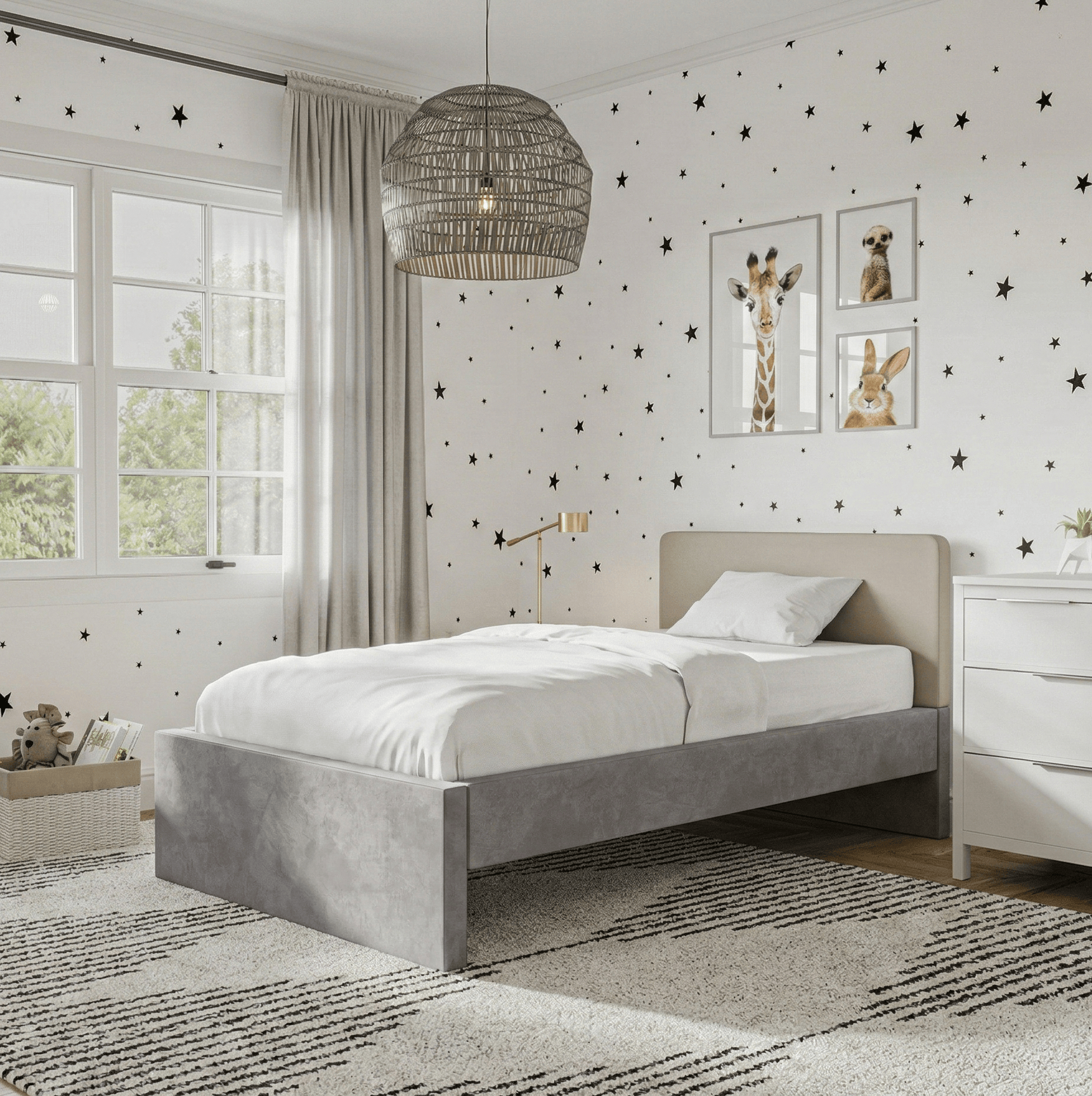 Ivory / Gray